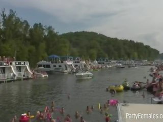 Stupendous Babes Party Hard On Boat During Spring Break