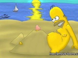 Simpsons animasi pornografi seks video