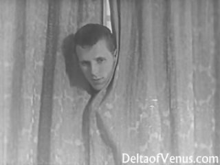 Vintažas suaugusieji filmas 1950s vujaristas šūdas