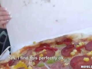 Pizza consegna fidanzata liliane pagato per sporco clip
