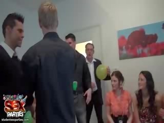 Group student wild party sex clip