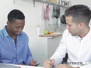 Private Black - marvellous Taylor Sands Gets Anal Banged by 2 Hard B&w Studs!
