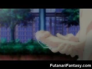 Futanari hentai tón transsexuál anime manga tranny rozprávka animácia šachta člen transexuál semeno šialené dickgirl hermafrodit