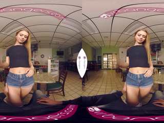 VRBangers.com-Hot Teen Waitress Jill has a Special dish for your peter VR