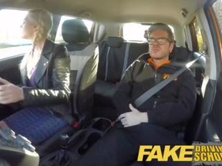 Fake driving school küntije learner in pigtails gets a çuň döl x rated clip klipler
