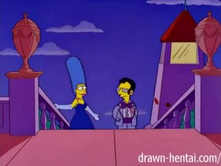 Simpsons x 額定 電影 - marge 和 artie afterparty