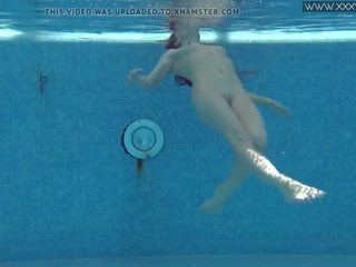 Enchanting Nicole Pearl with Small Tits in the Pool: Free porn bb