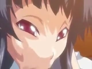 Teinit anime aikuinen video- siren sisään sukkahousut ratsastus kova peniksen