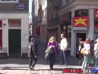 डच streetwalker jizzed पर