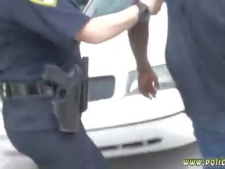 Ebony dp white dick xxx Black suspect taken on a raunchy ride