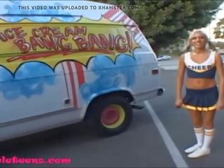 Icecreampie Truck Blond Pigtailed Cheepleader: Free xxx clip f3