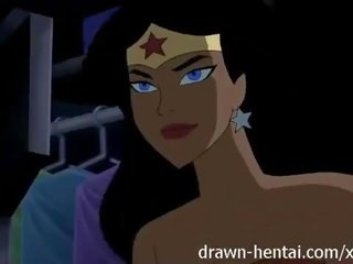 Justice league hentai - kaks tibud jaoks batman putz