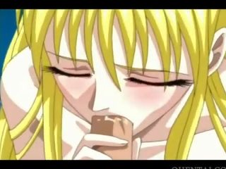 Hentai princess eats shaft and gets licked