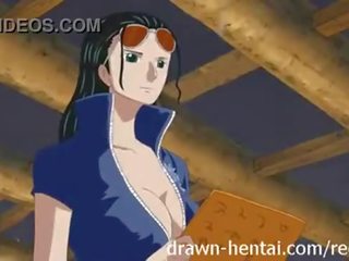 One Piece Hentai video dirty clip with Nico Robin