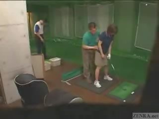 Molto braccia su jap golf lezione