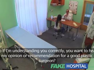 FakeHospital doc sexually sets patients fears to rest that her tits