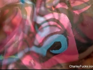 Body paint tease with the adorable Charley Chase adult movie vids