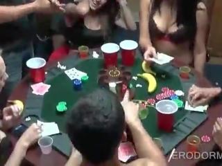 X rated film poker game at college dorm room party