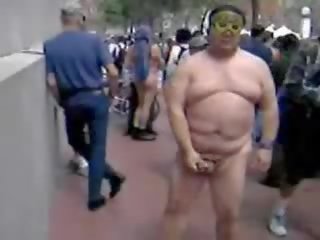 Fat Asian youth Jerking On The Street show