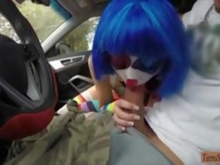 Stranded Party Clown Mikayla Public adult film