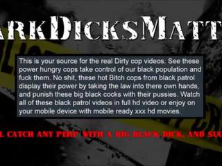 Bisexual Female Cops Suck & Fuck Criminal with Huge Black phallus