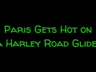 Paris gets outstanding on a Harley Road Glide, HD xxx movie 0e
