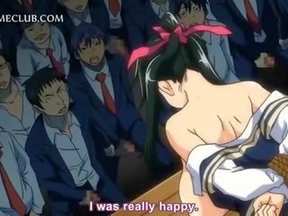 Gigantyczne wrestler hardcore pieprzenie za słodkie anime laska