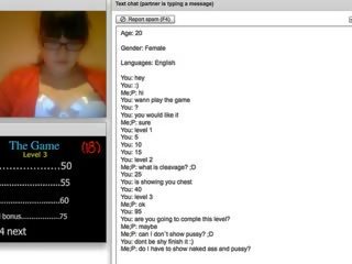 Another 20 year old on chatroulette, another top score