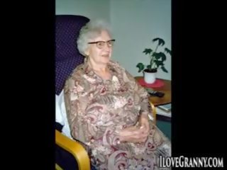 Ilovegranny doma narejeno babica slideshow video: brezplačno umazano video 66