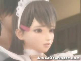 3D Lactating jap Maid!