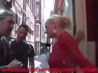 Blonde slut deepthroats paying tourist
