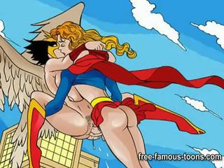 Slavni risanka superheroes seks film parodija