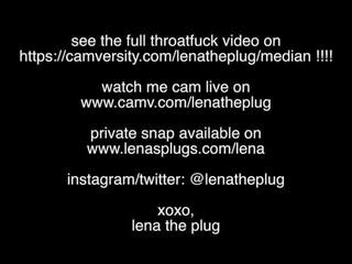 Youtuber lena the fiş sikiş boğaz sikme